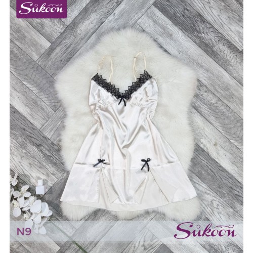 -Nuisette en satin -N9