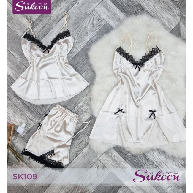 -Le Rêve Satiné en 3 psc -SK109
