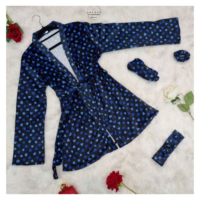 Ensemble pyjama décoré de "Petits Cœurs *EKDC7P*