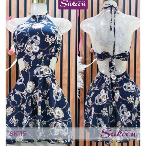 -Robe d'été en Viscose -SK115