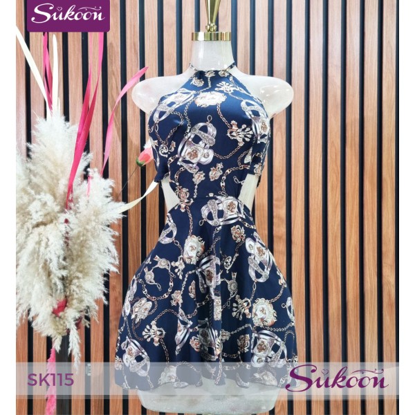 -Robe d'été en Viscose -SK115 2