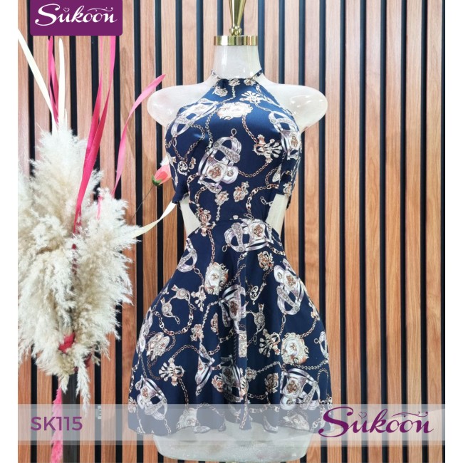 -Robe d'été en Viscose -SK115