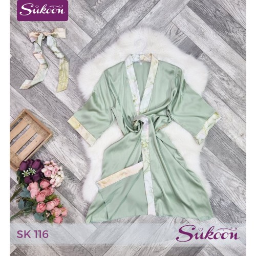 -Douceur et Luxe en Satin de Soie -SK116