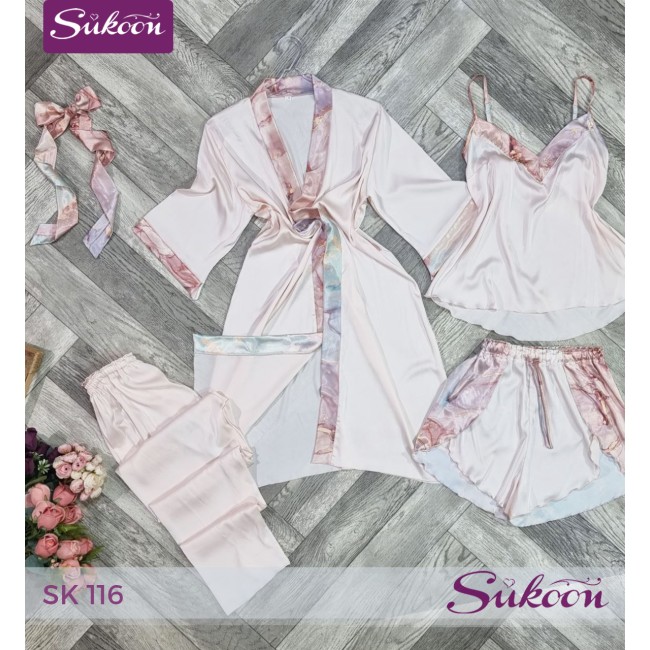 -Douceur et Luxe en Satin de Soie -SK116