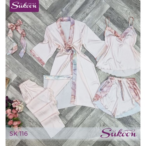 -Douceur et Luxe en Satin de Soie -SK116