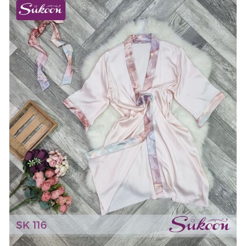 -Douceur et Luxe en Satin de Soie -SK116