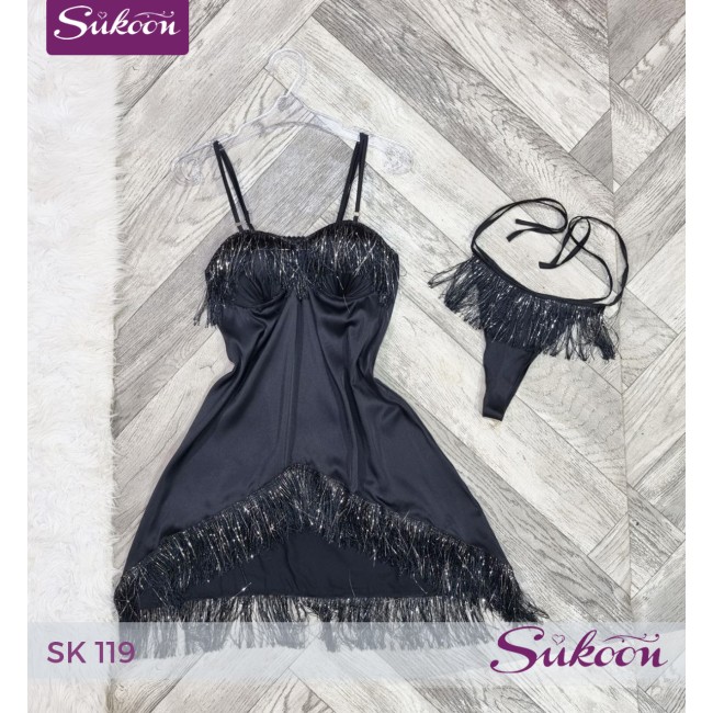 - Déshabillé “Plume d’Éclat” -SK119