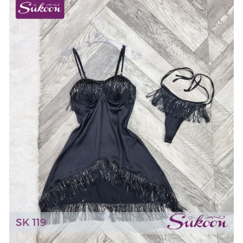 - Déshabillé “Plume d’Éclat” -SK119