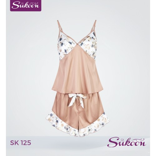 بيجاما قطعتين... أنوثة في أبسط تفاصيلها 🥰 -SK125-