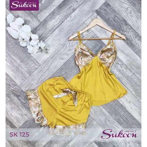 بيجاما قطعتين... أنوثة في أبسط تفاصيلها 🥰 -SK125-