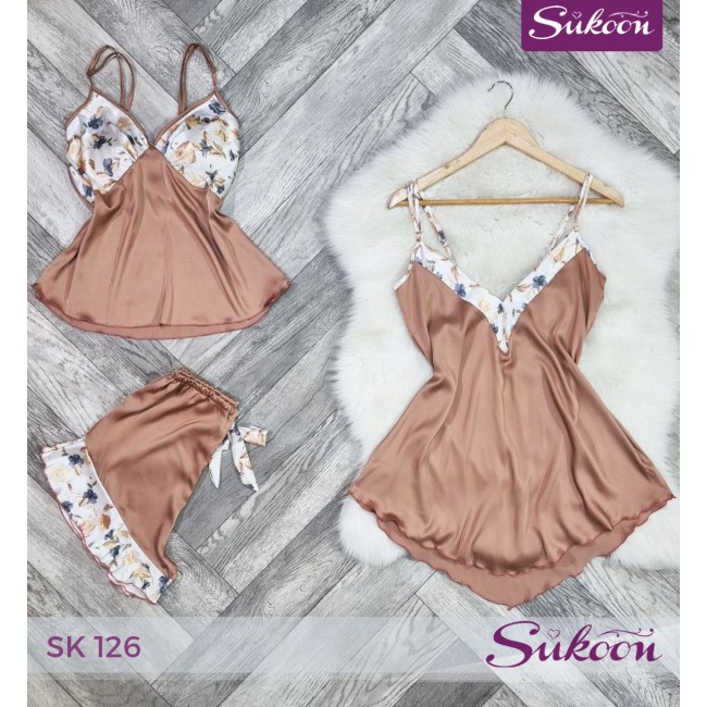 -Pyjama 3 psc”-SK126“ – 😍لأن الأناقة تبدأ من...