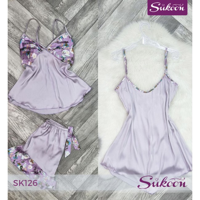 -Pyjama 3 psc”-SK126“ – 😍لأن الأناقة تبدأ من...
