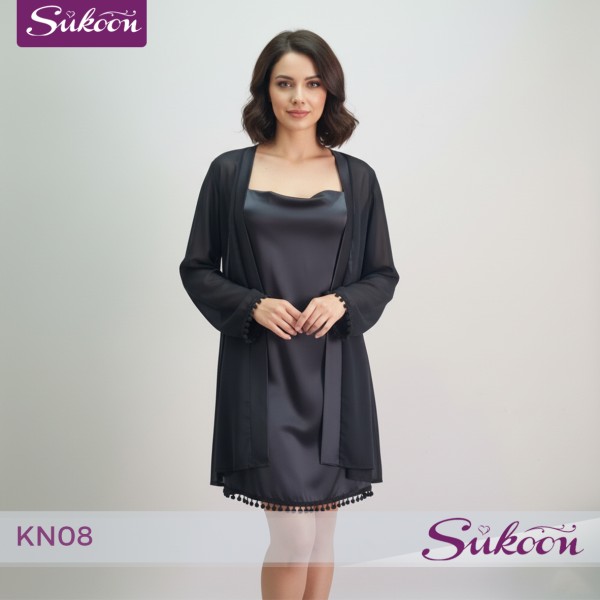 -Déshabillé 2 pièces… douceur et féminité -KN08