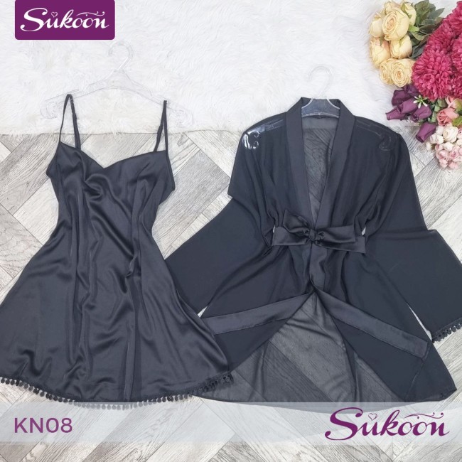 -Déshabillé 2 pièces… douceur et féminité -KN08