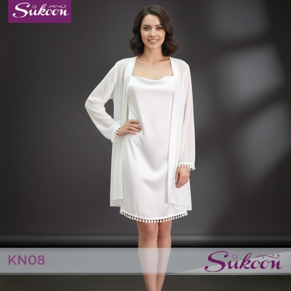 -Déshabillé 2 pièces… douceur et féminité -KN08 2