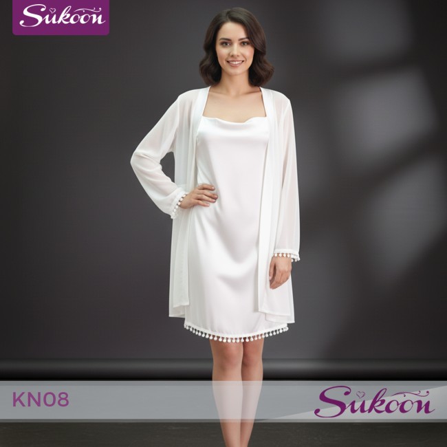 -Déshabillé 2 pièces… douceur et féminité -KN08