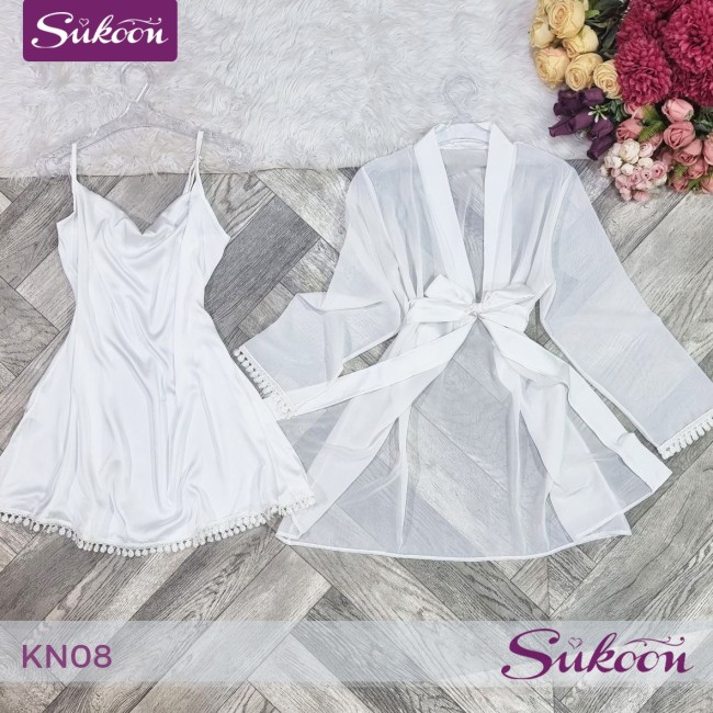 -Déshabillé 2 pièces… douceur et féminité -KN08