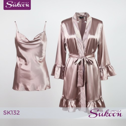 -Désabillé satin & dentelle… la touche d’élégance qui séduit -SK132💋