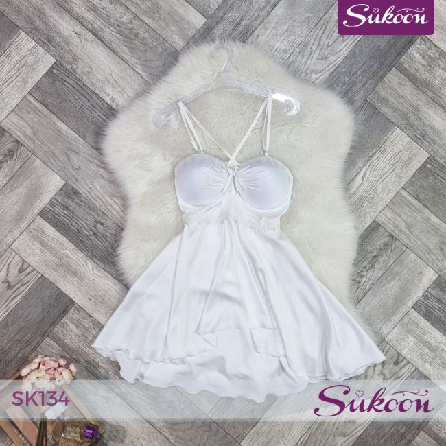 Désabillé Blanc Élégant 🤍بساطة راقية بلمسة...