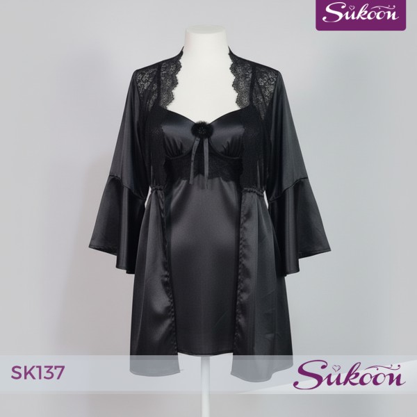 🖤✨ ديزابيي أسود… أنوثة راقية بتفاصيل دونتال تخطف الأنفاس...