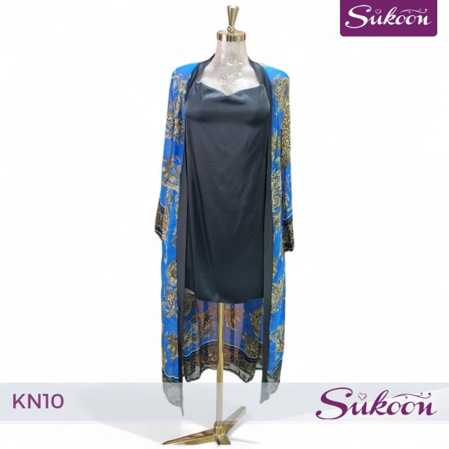 Déshabillé classic satin & voile  , أناقة...