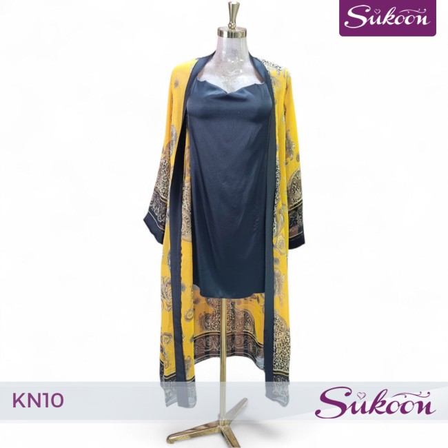 Déshabillé classic satin & voile  , أناقة...