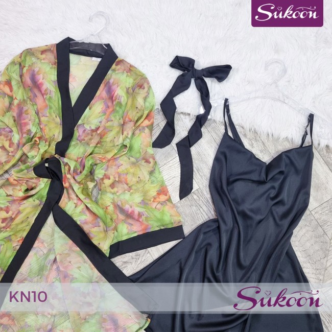 Déshabillé classic satin & voile  , أناقة...