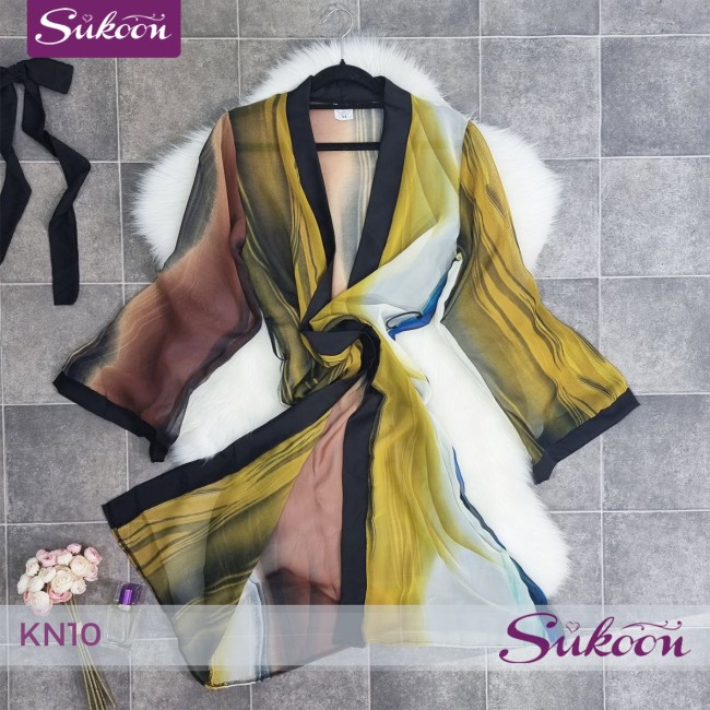 Déshabillé classic satin & voile  , أناقة...