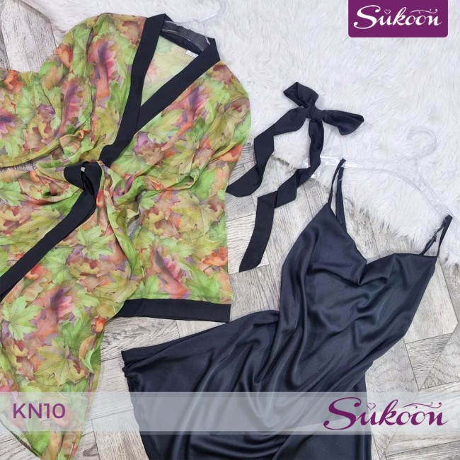 Déshabillé classic satin & voile  , أناقة...