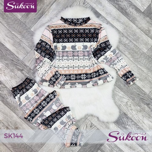 -SK144- بيجاما شتوية  confort & chaleur ❄️