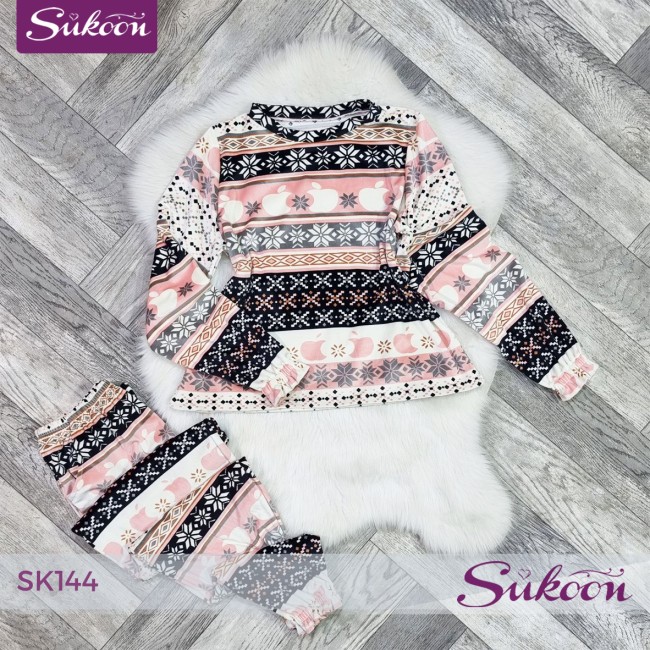 -SK144- بيجاما شتوية  confort & chaleur ❄️