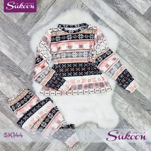 -SK144- بيجاما شتوية  confort & chaleur ❄️