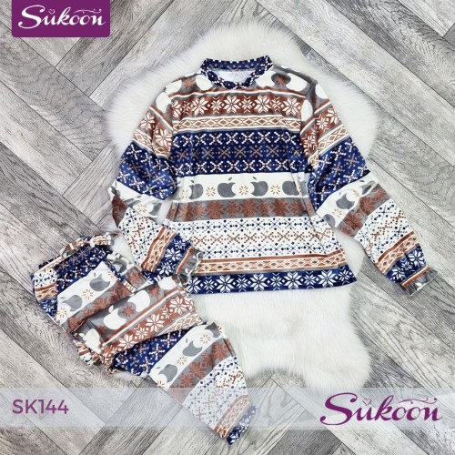 -SK144- بيجاما شتوية  confort & chaleur ❄️