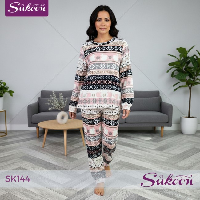 -SK144- بيجاما شتوية  confort & chaleur ❄️