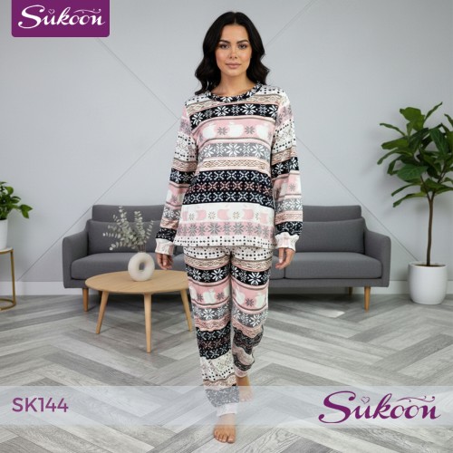 -SK144- بيجاما شتوية  confort & chaleur ❄️