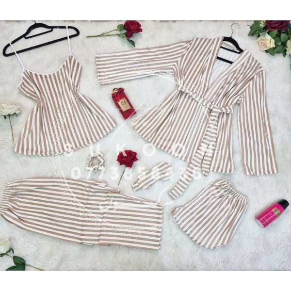 ensemble de pyjama 06pcs arrieure pour femme *EKA6P* 2
