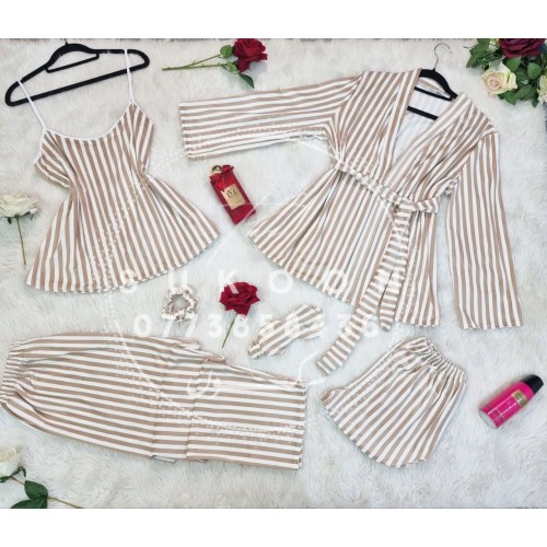 ensemble de pyjama 06pcs arrieure pour femme *EKA6P*