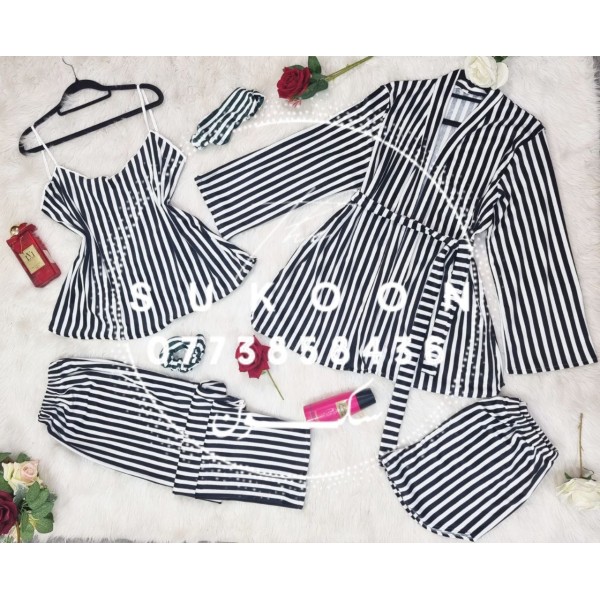 ensemble de pyjama 06pcs arrieure pour femme *EKA6P* 2