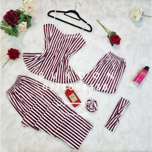 ensemble de pyjama 06pcs arrieure pour femme *EKA6P*