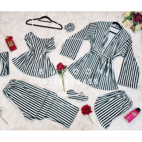 ensemble de pyjama 06pcs arrieure pour femme *EKA6P*