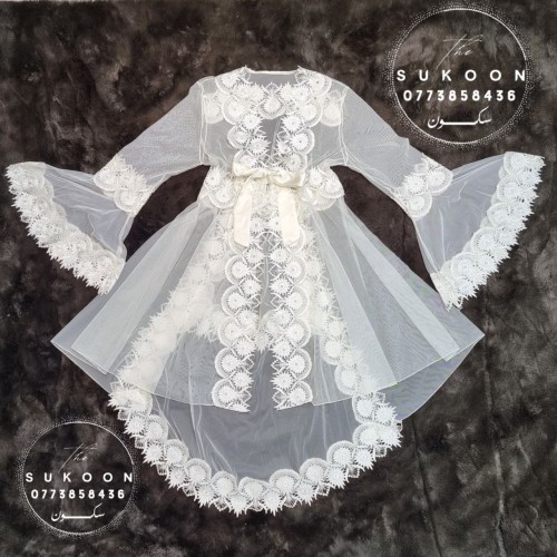 Déshabillé midi pour femme mariée