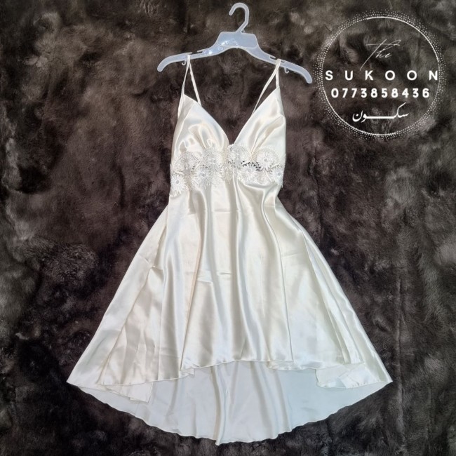 Déshabillé midi pour femme mariée