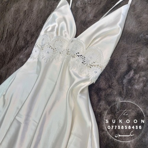 Déshabillé midi pour femme mariée