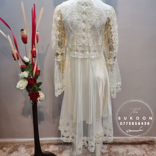 Déshabillé midi pour femme mariée