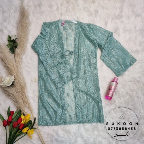 ensemble de pyjama 05 pcs avec kimono dentelle