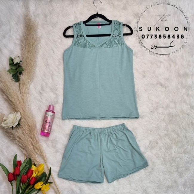 ensemble de pyjama 05 pcs avec kimono dentelle