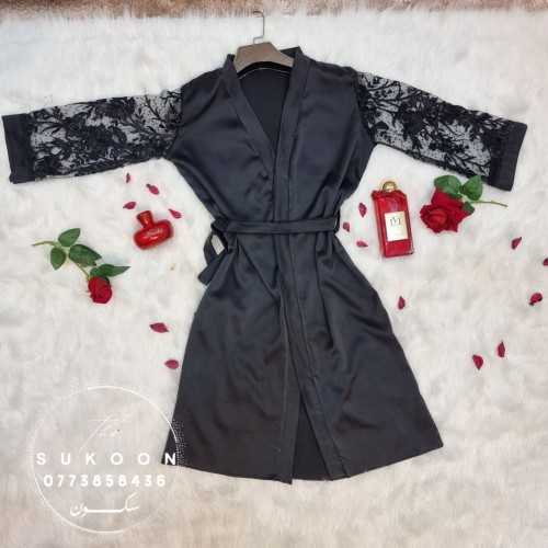 nuisette court en satin