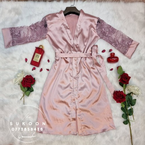 nuisette court en satin