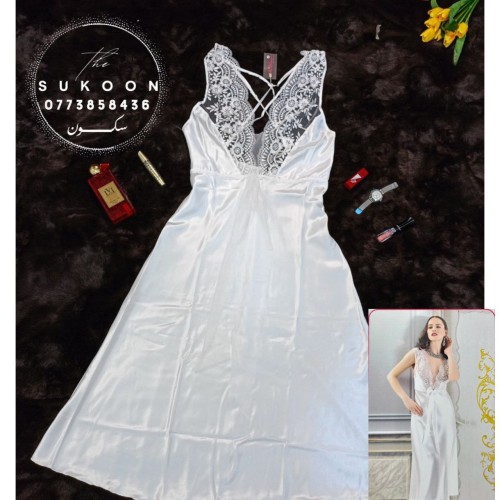 Déshabillé long pour femme mariée